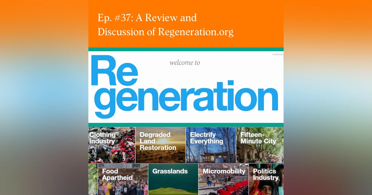 Regeneration Part 4: A Review of The Climate Activist Portal - Nexus - on Regeneration.org with Anca Novacovici, Tia Walden, Julie Lokun and Nicole Davis