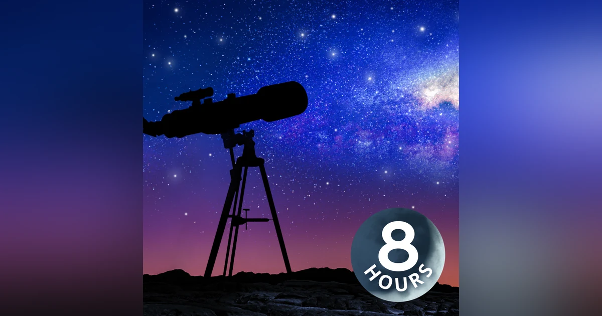 White Noise & Starry Night | 8 Hour Sleep Sounds