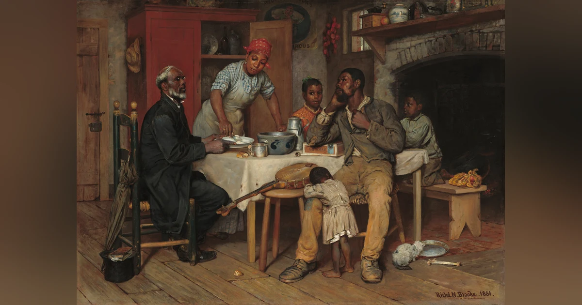 A Pastoral Visit by Richard Norris Brooke