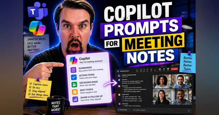image for Copilot Prompts for Meeting Notes