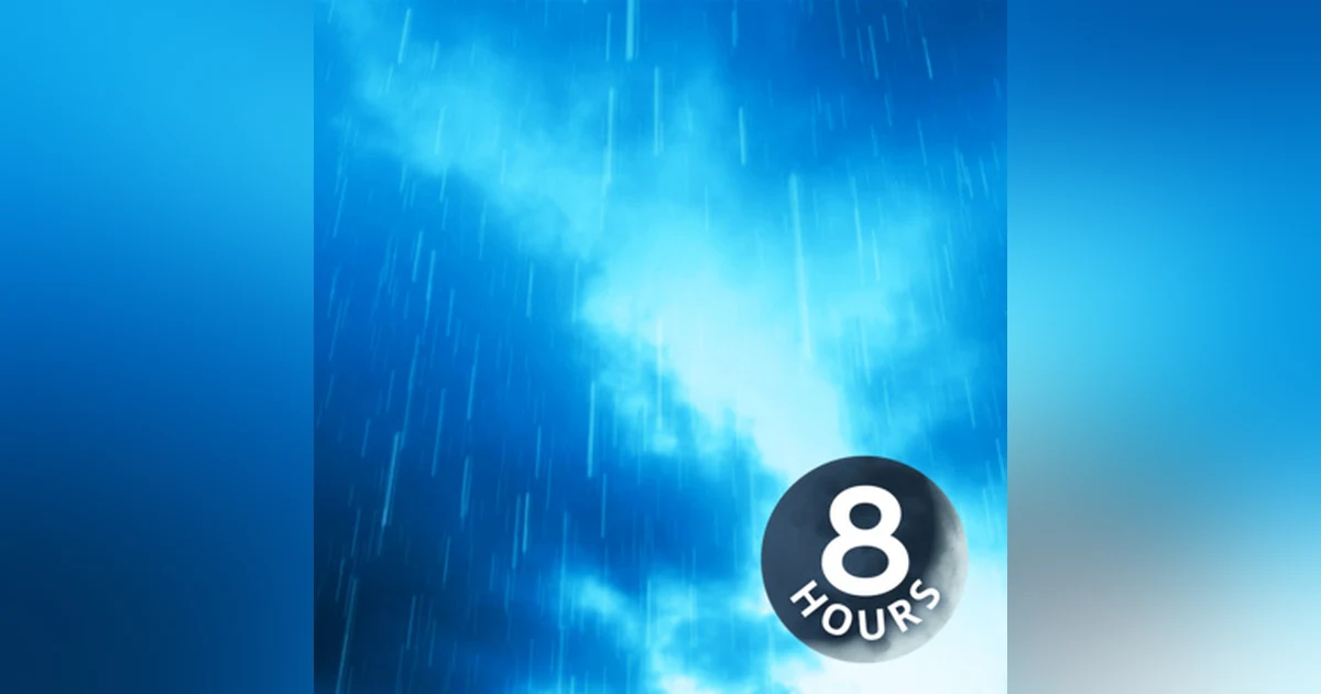 Thunderstorm and Rain Sounds for Sleeping 8 hours | White Noise Thunder with Rainstorm