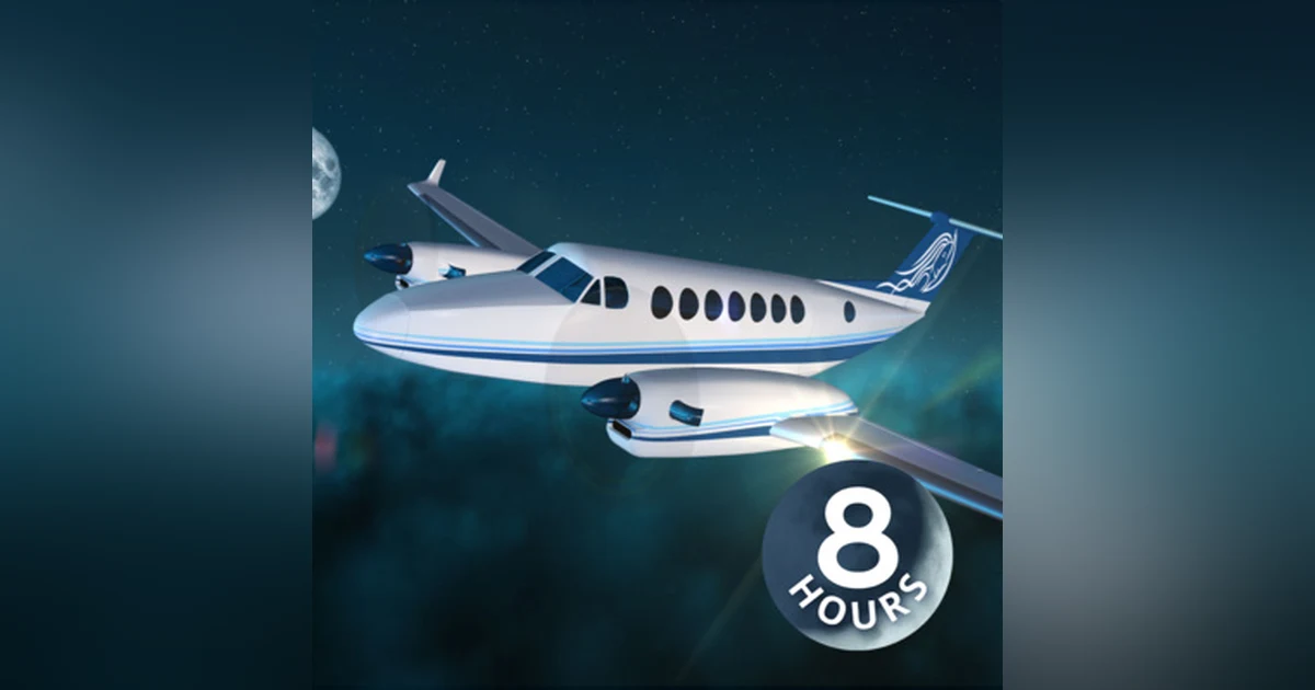Airplane Turboprop Flight White Noise for Sleeping or Studying 8 Hours
