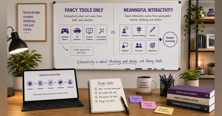 image for Interactivity Requires Fancy Tools: Debunking a Common Myth