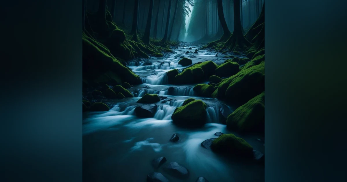 Flowing Waters  Relaxing Sleep Sounds of a Water Stream