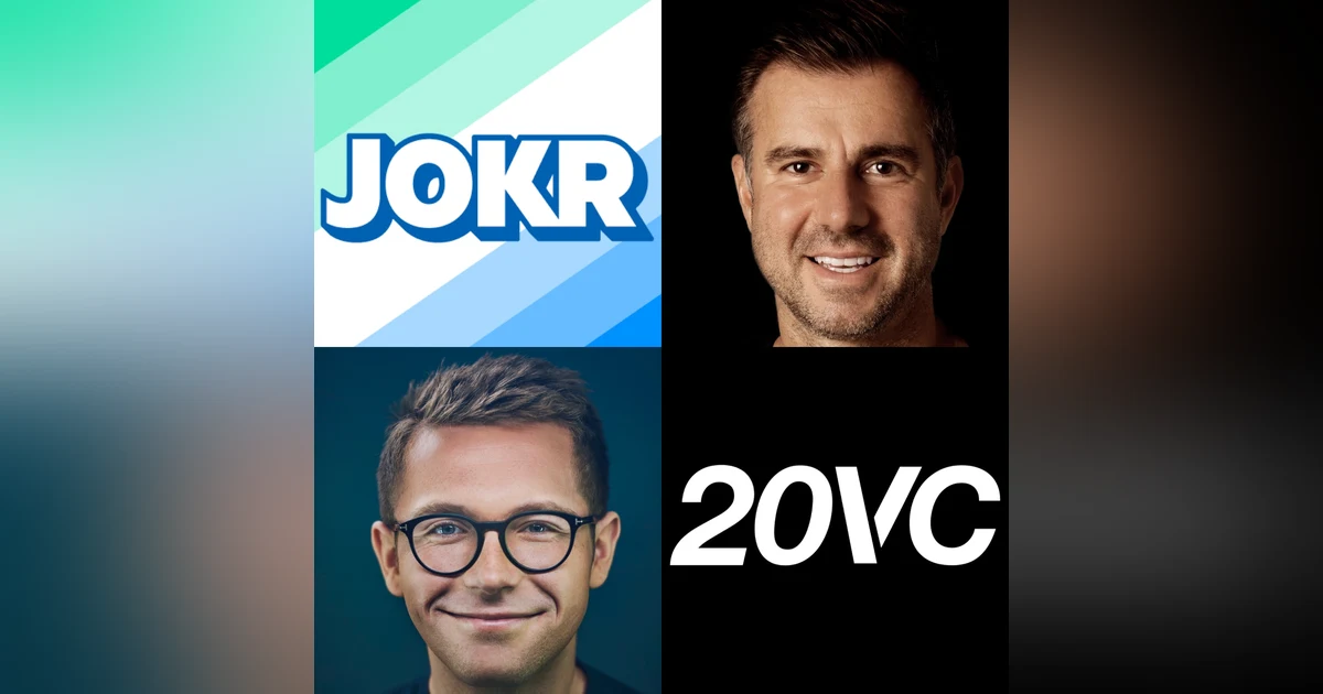 20VC: The Rise of Quick Commerce and Why CPGs ARe Misaligned Being Powered By Ad Spend, The 5 Core Components Consumers Care About When Ordering Today & Why Amazon and Alibaba Will Not Be The Big Players in 10 Years with Ralf Wenzel, Founde