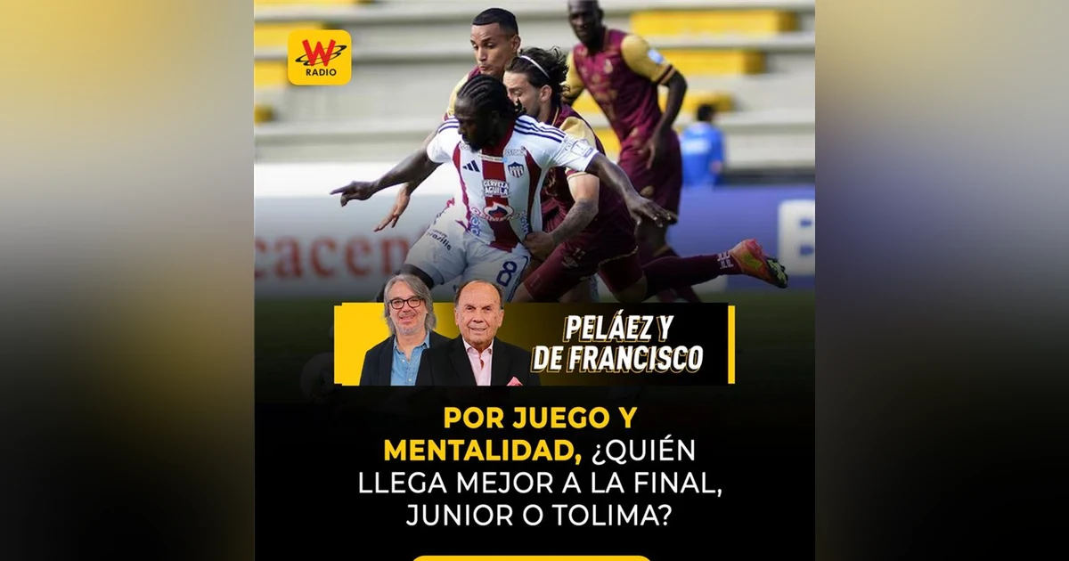 Por juego y mentalidad, ¿quién llega mejor a la final, Junior o Tolima?