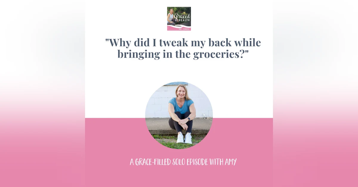 "Why did I tweak my back while bringing in the groceries?" 😫