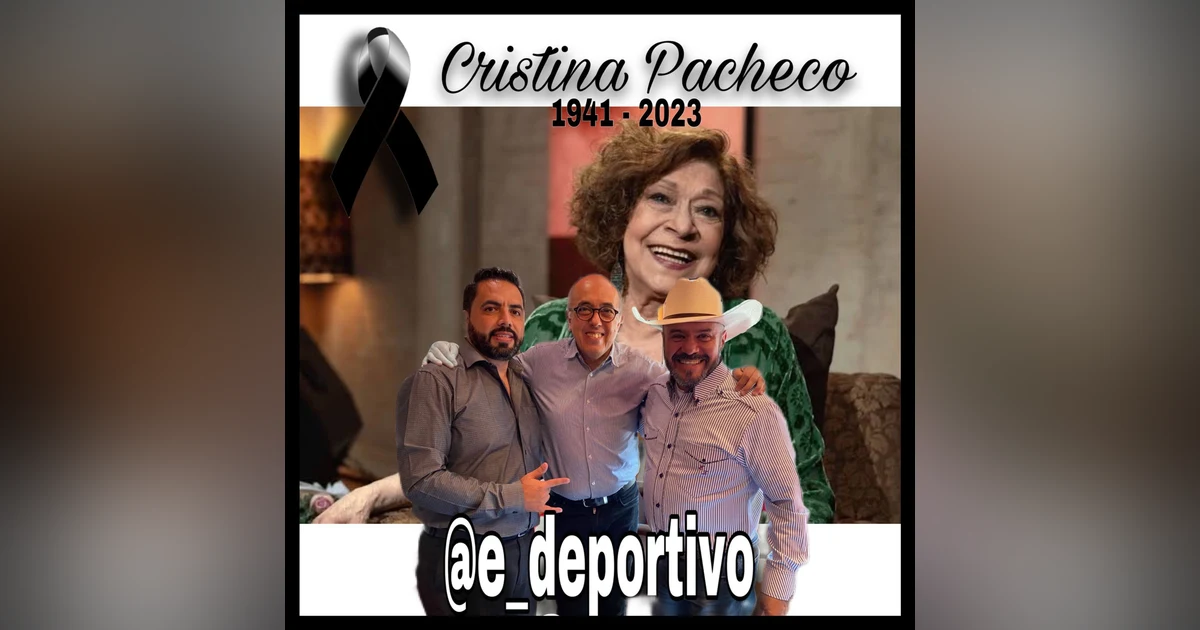 Recordando a Cristina Pacheco D.E.P. en Espacio Deportivo de la Tarde 21 de diciembre 2023