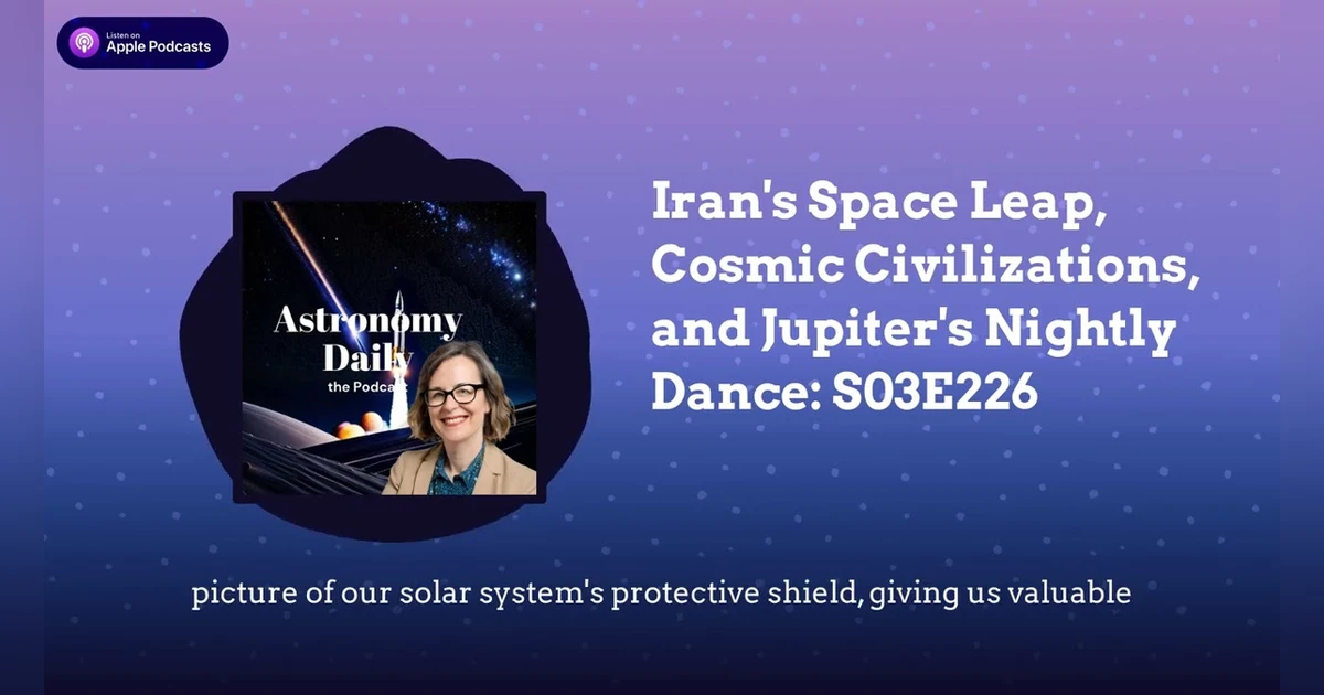 Iran’s Space Leap, Cosmic Civilizations, and Jupiter’s Nightly Dance: S03E226