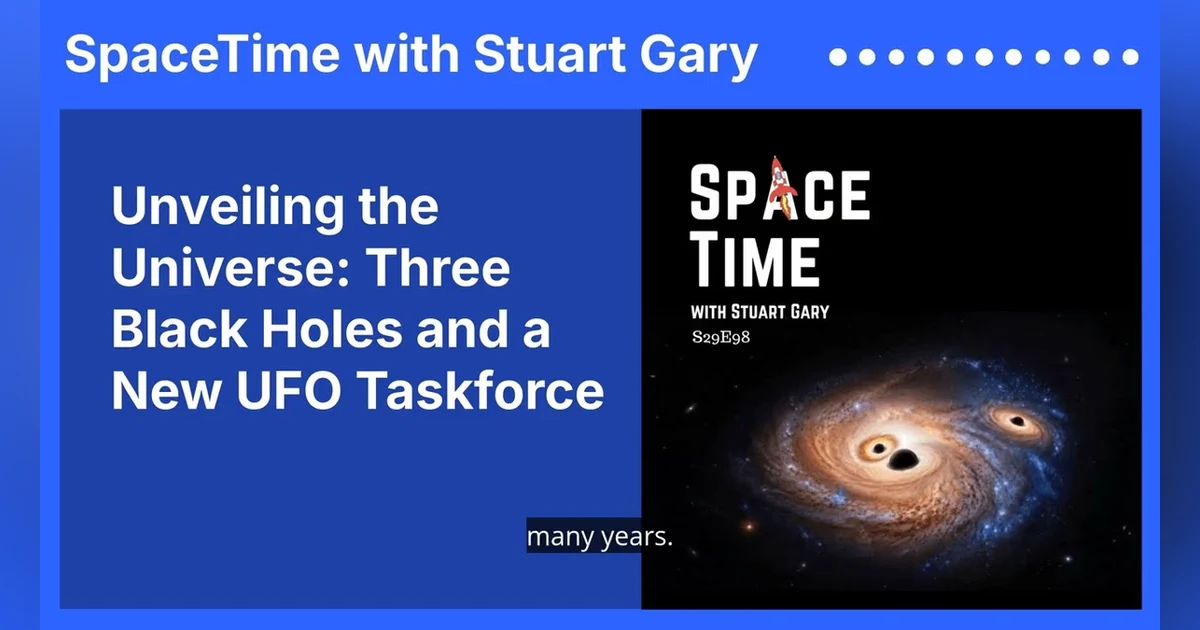 Unveiling the Universe: Three Black Holes and a New UFO Taskforce