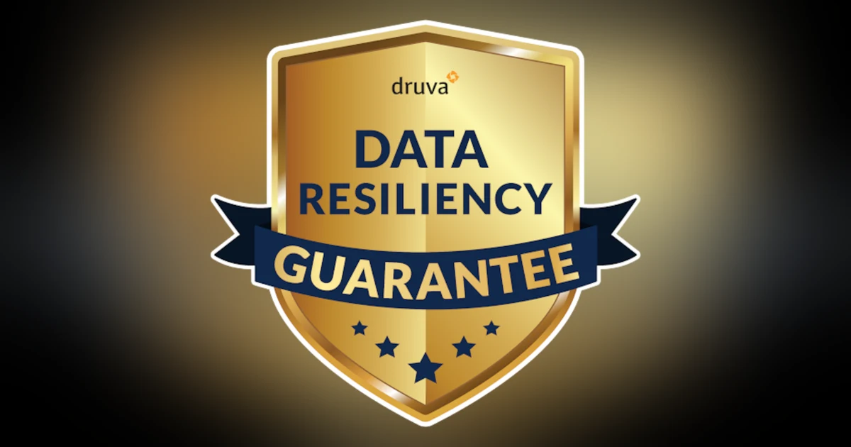 The industry's first $10M data resiliency guarantee (From Druva)