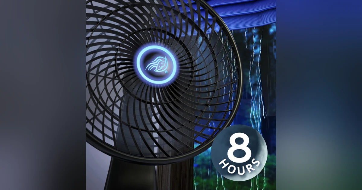 Fall Asleep to Fan Sounds & Rain on Window 8 Hours