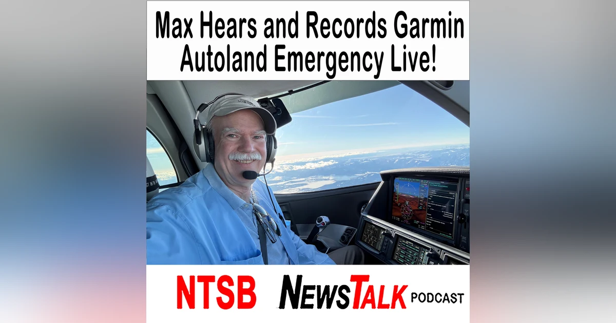 Garmin Autoland Emergency Landing: First King Air Save (Max Heard It Live)