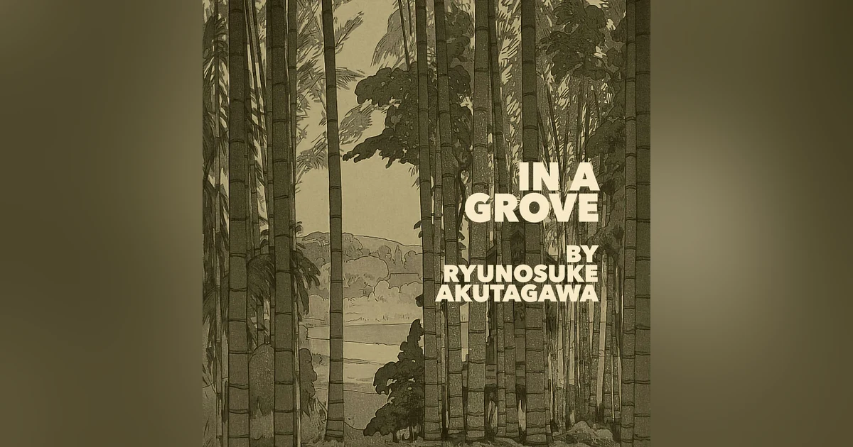 In a Grove–a Classic Short Story  by Ryunosuke Akutagawa
