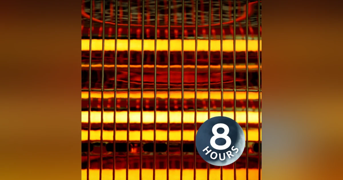 Sleep Well with Heater White Noise 8 Hours | Soothing Sound to Help You Fall Asleep, Stay Sleeping