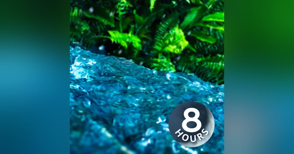 Jungle River Sounds White Noise 8 Hours | Sleep, Study, Relax