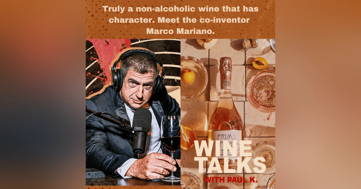 Truly a non-alcoholic wine that has character. Meet the co-inventor Marco Marano.