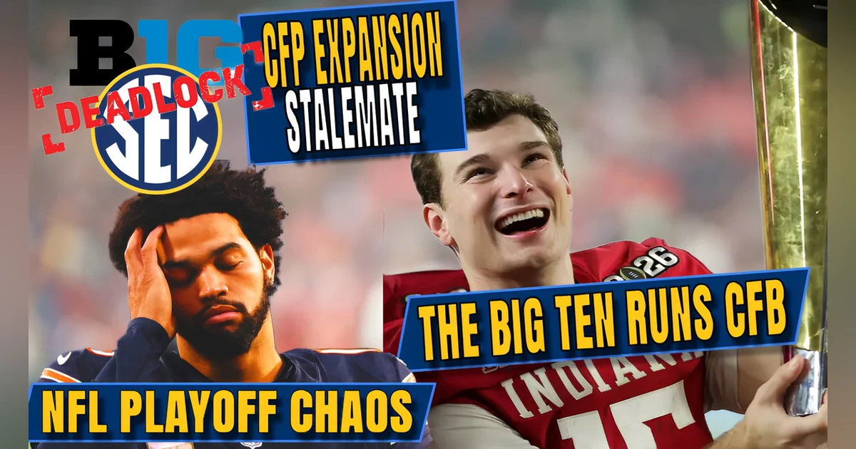 Big Ten Owns College Football | CFP Expansion Stalemate | NFL Playoff Chaos