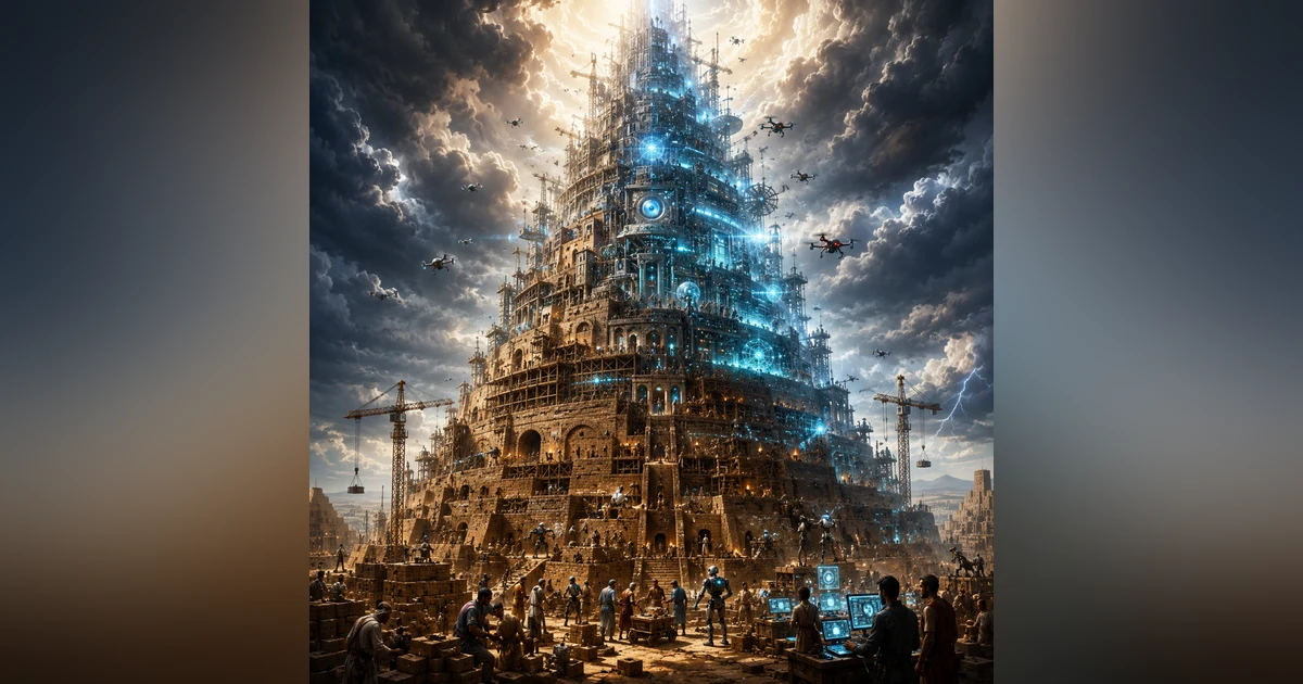 The Singularity is 1000 Days Away - Tower of Babel 2.0