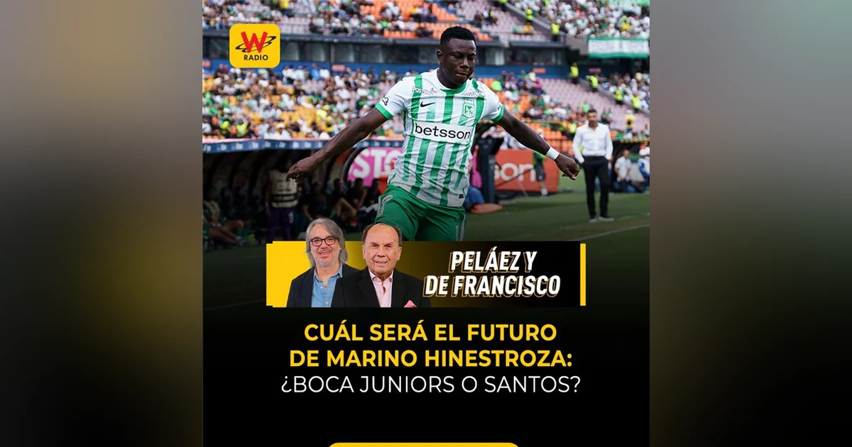 ¿Marino Hinestroza, rumbo a Boca Juniors o a Santos?