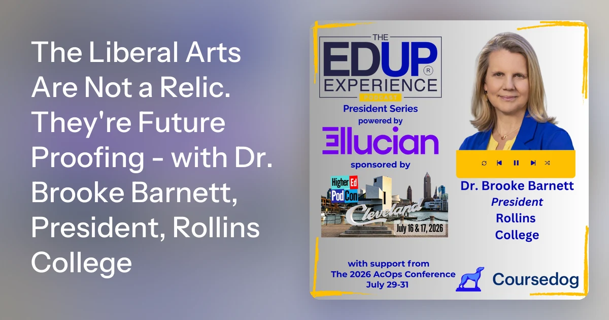 The Liberal Arts Are Not a Relic. They're Future Proofing - with…