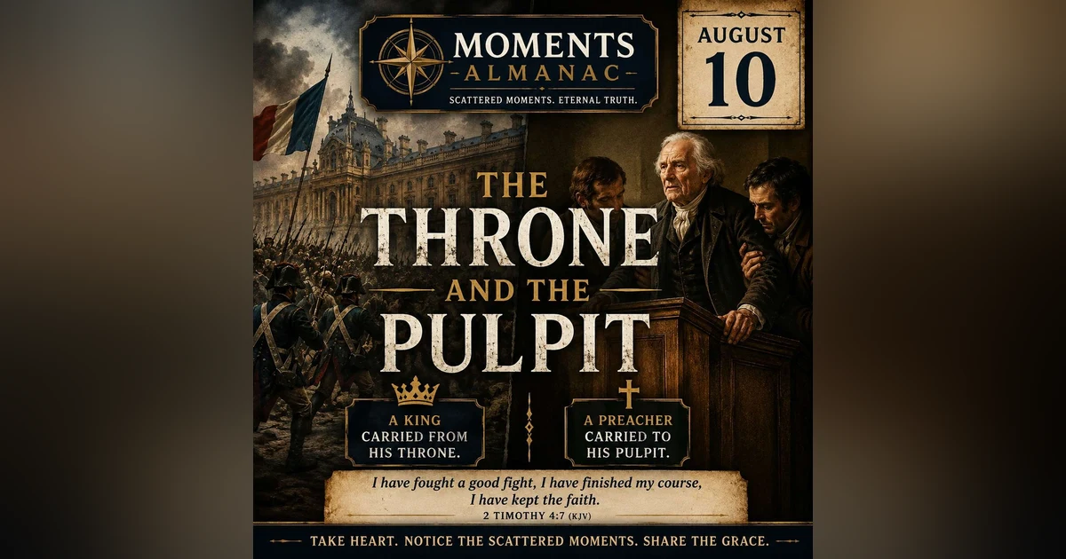 August 10 | Moments Almanac | Carried