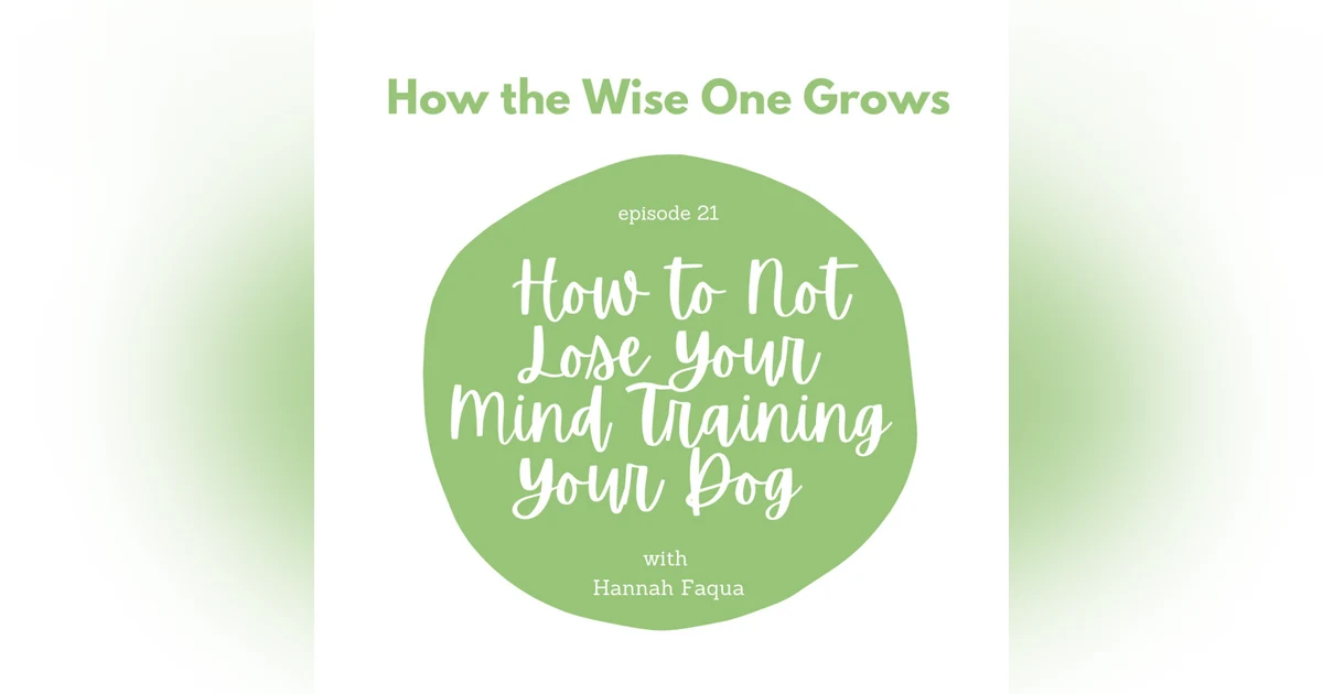 How to Not Lose Your Mind Training Your Dog with Hannah Faqua (21)