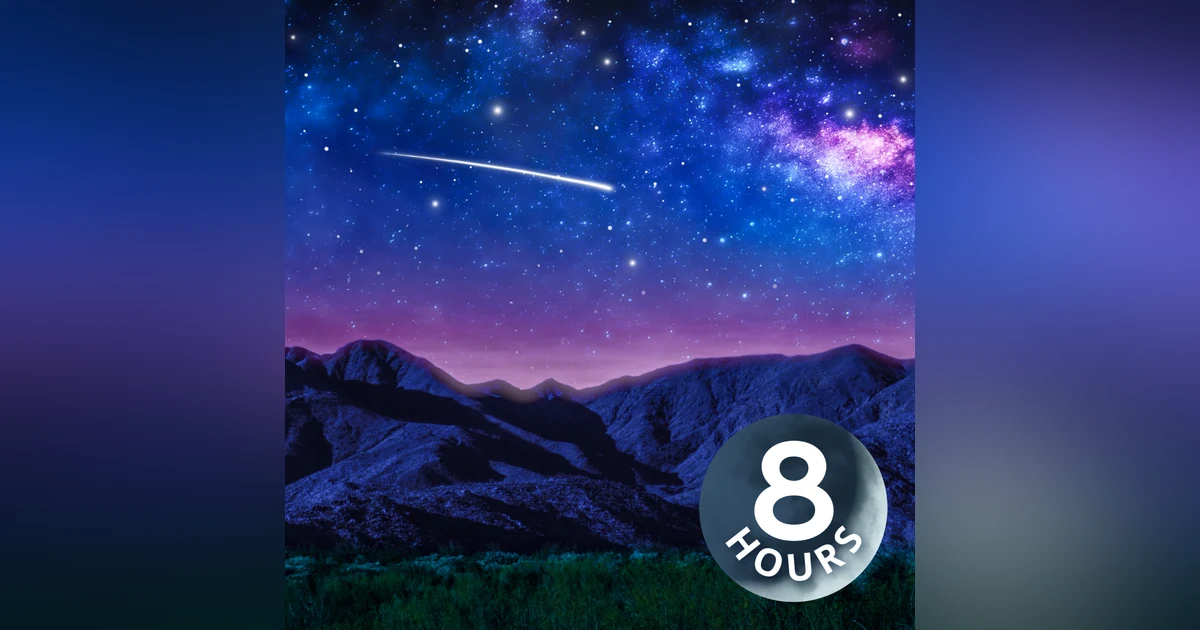 Relaxing White Noise to Sleep | 8 Hours of Serenity Amongst the Stars