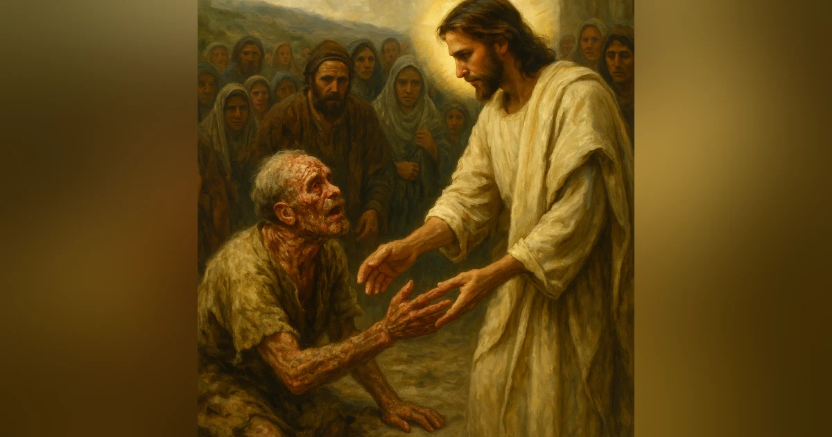 Jesus Cleanses Sin - Healing the Leper