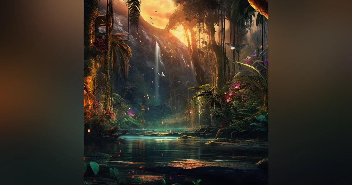 Hawaiian Jungle Nights Tranquil Dripping Sounds in the Serene Rainforest