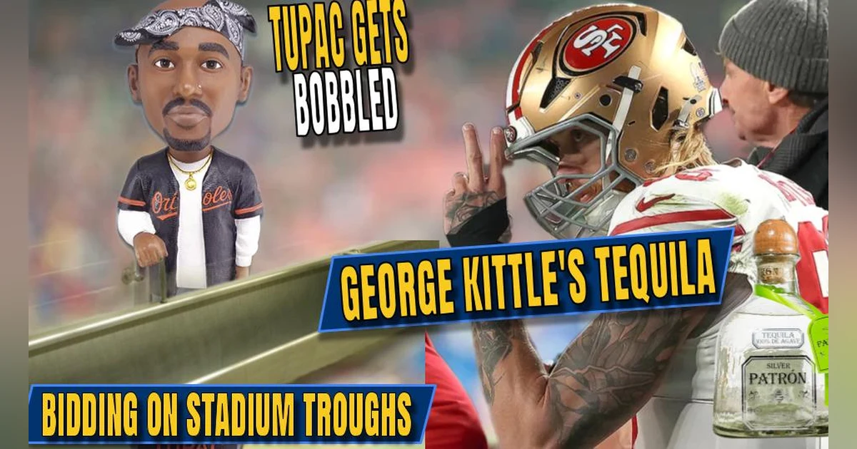 George Kittle's Tequila | Bidding on Stadium Troughs | Tupac Bobblehead