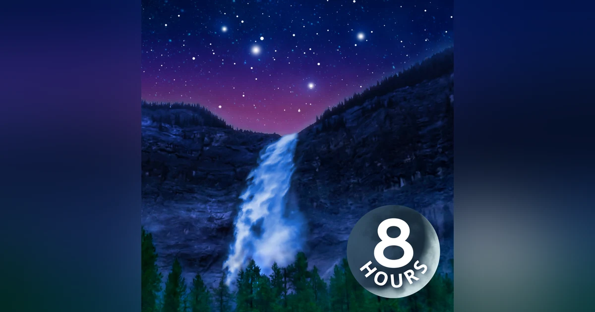 White Noise of Waterfalls Sounds for Sleeping | 8 Hour