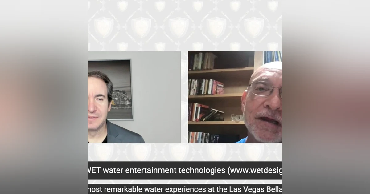 Mark Fuller, CEO Water Entertainment Technologies, worlds largest performing fountains Dubai Expo, Bellagio Las Vegas