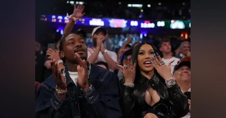 image for “F*ck Offset” Chants Ring Out During Cardi B, Stefon Diggs Appearance