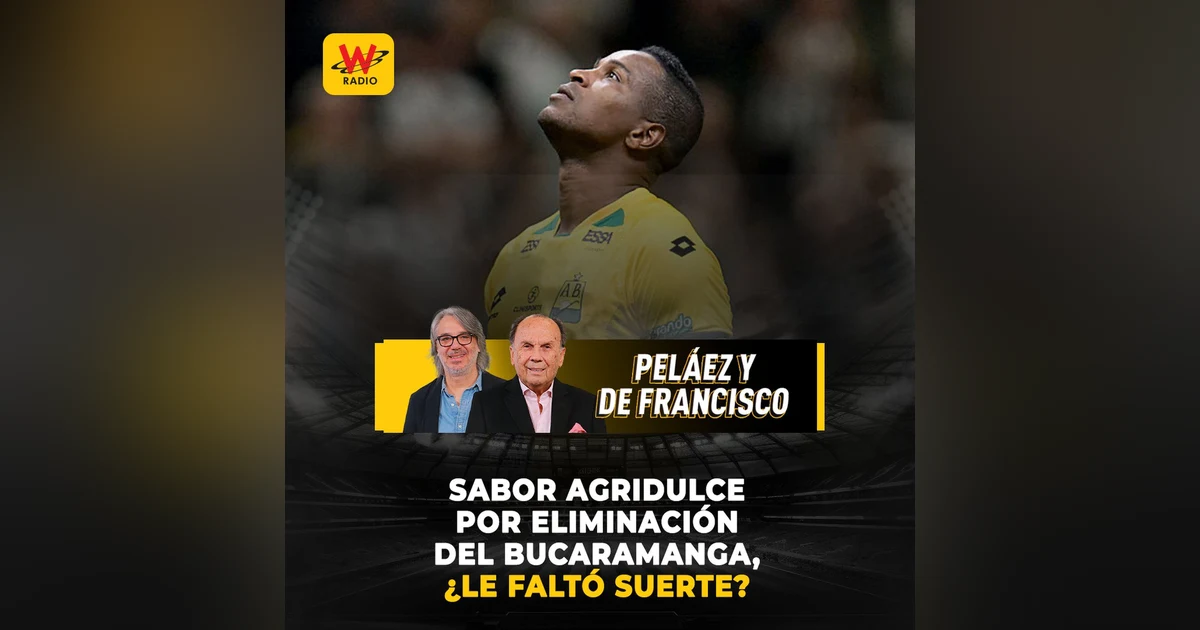 Sabor agridulce por eliminación del Bucaramanga, ¿le faltó suerte?