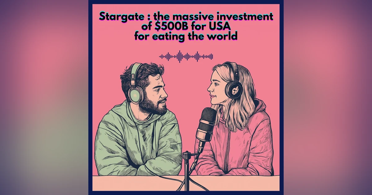 #47. Stargate : the massive investment of $500B for USA for eating the world