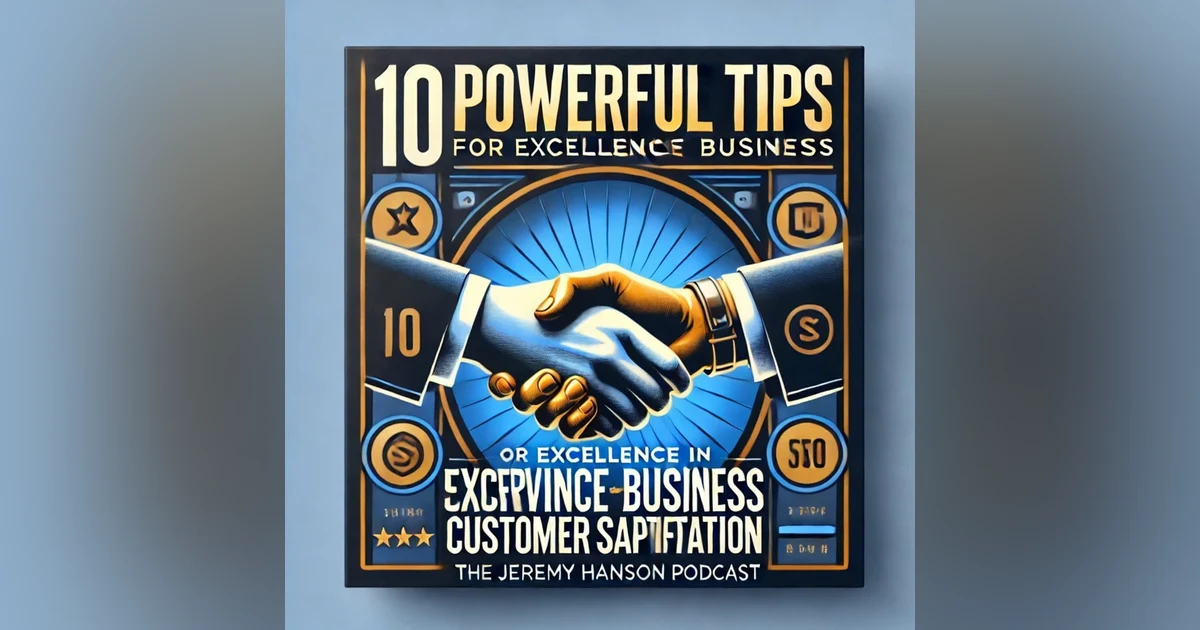 The Jeremy Hanson Podcast: 10 Powerful Tips for Excellence in Service Business Customer Satisfaction