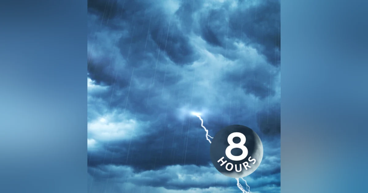 Rain on Roof with Thunder 8 Hours | Rainstorm White Noise for Sleeping, Studying or Relaxation