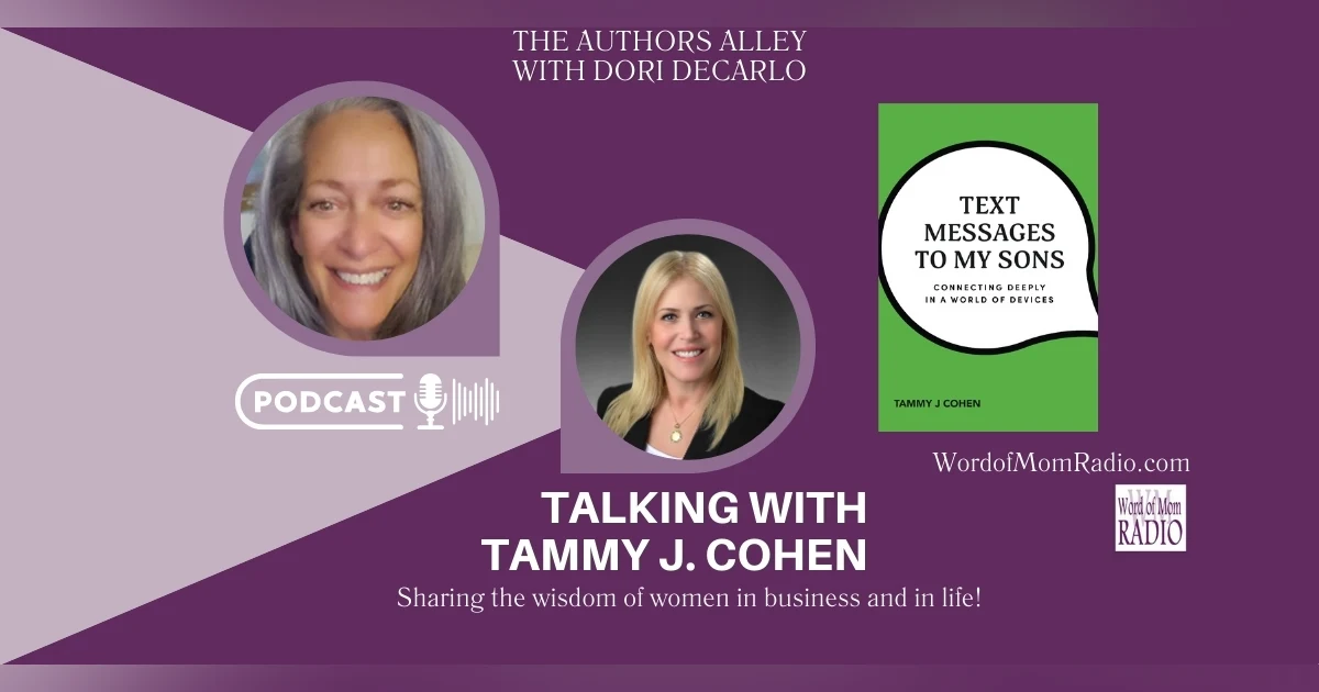 Tammy J. Cohen Joins Dori DeCarlo on The Authors Alley on WoMRadio