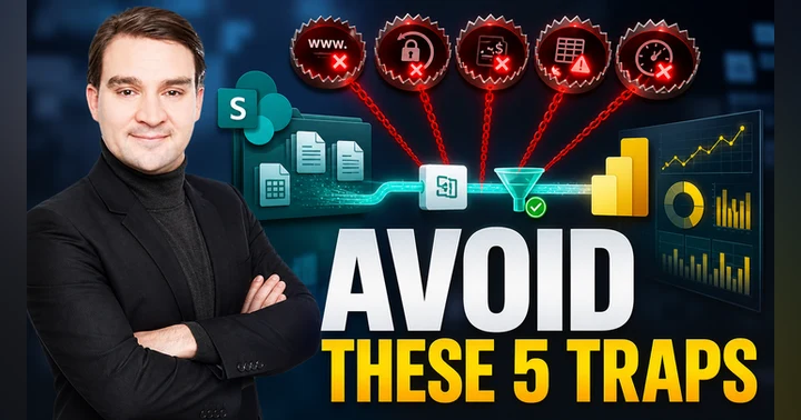 image for Top 5 Pitfalls When Connecting Power BI to SharePoint Folders