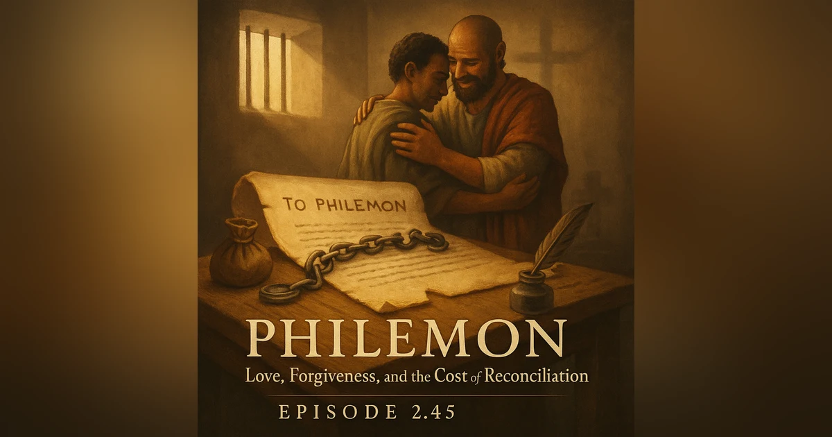 Philemon: Love, Forgiveness, and the Cost of Reconciliation