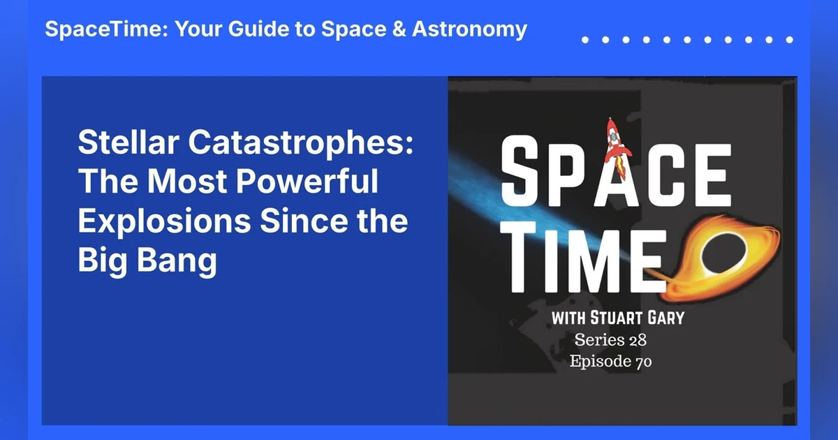 Stellar Catastrophes: The Most Powerful Explosions Since the Big Bang