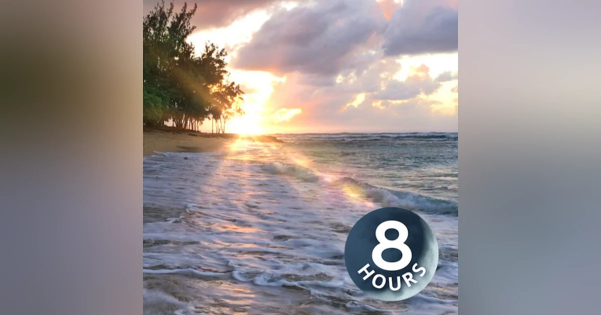 Hawaii Ocean Waves White Noise 8 Hours | Sleep, Study, Insomnia Relief | Beach Sounds