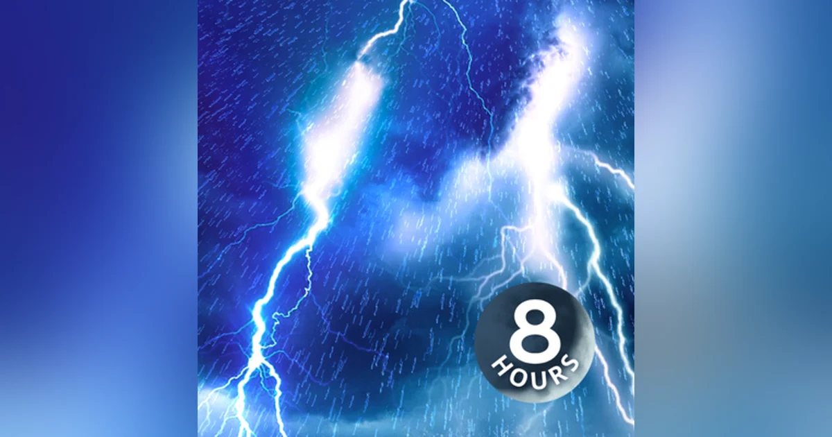 Epic Thunder & Rain 8 Hours | Rainstorm Sounds for Relaxing, Focus or Sleep