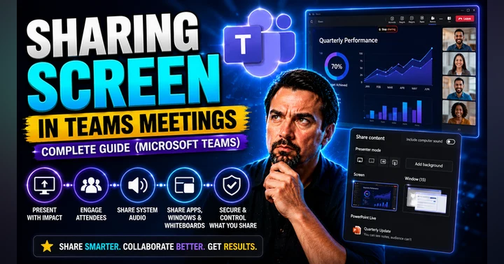 image for Screen Sharing In Microsoft Teams Guide