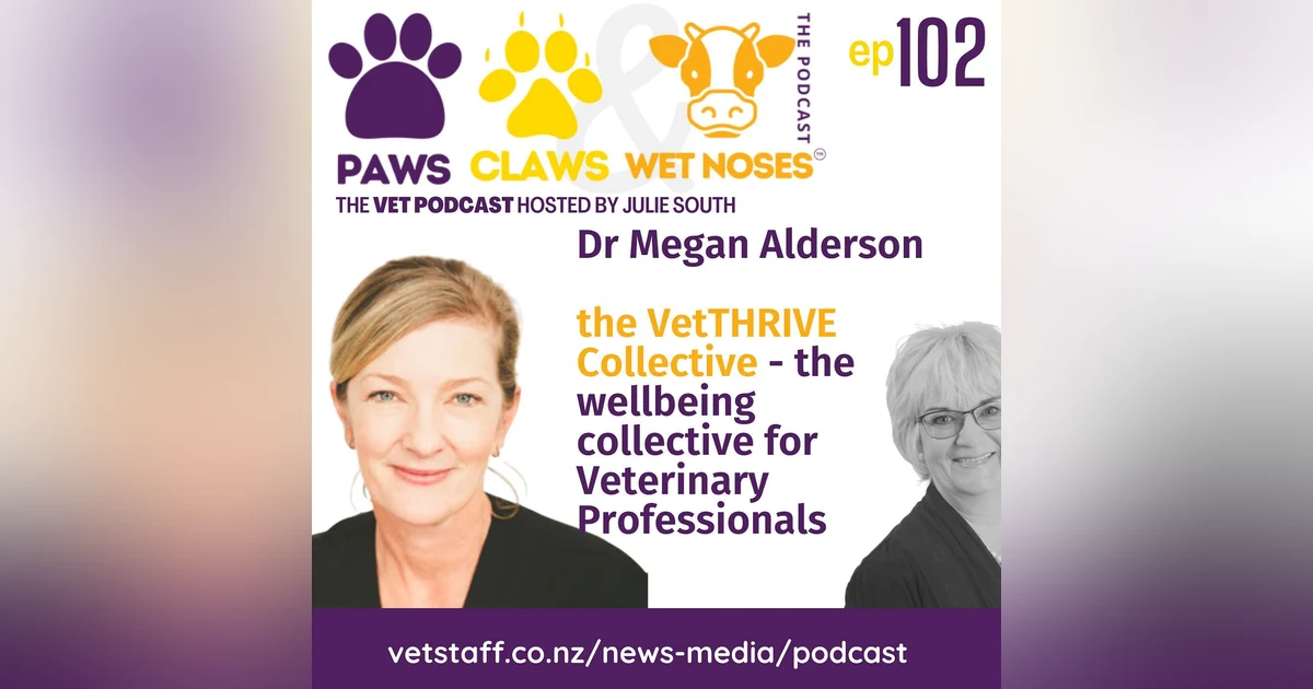 Dr Megan Alderson - The Vet Thrive Collective - Veterinary Mental Wellbeing - ep 102
