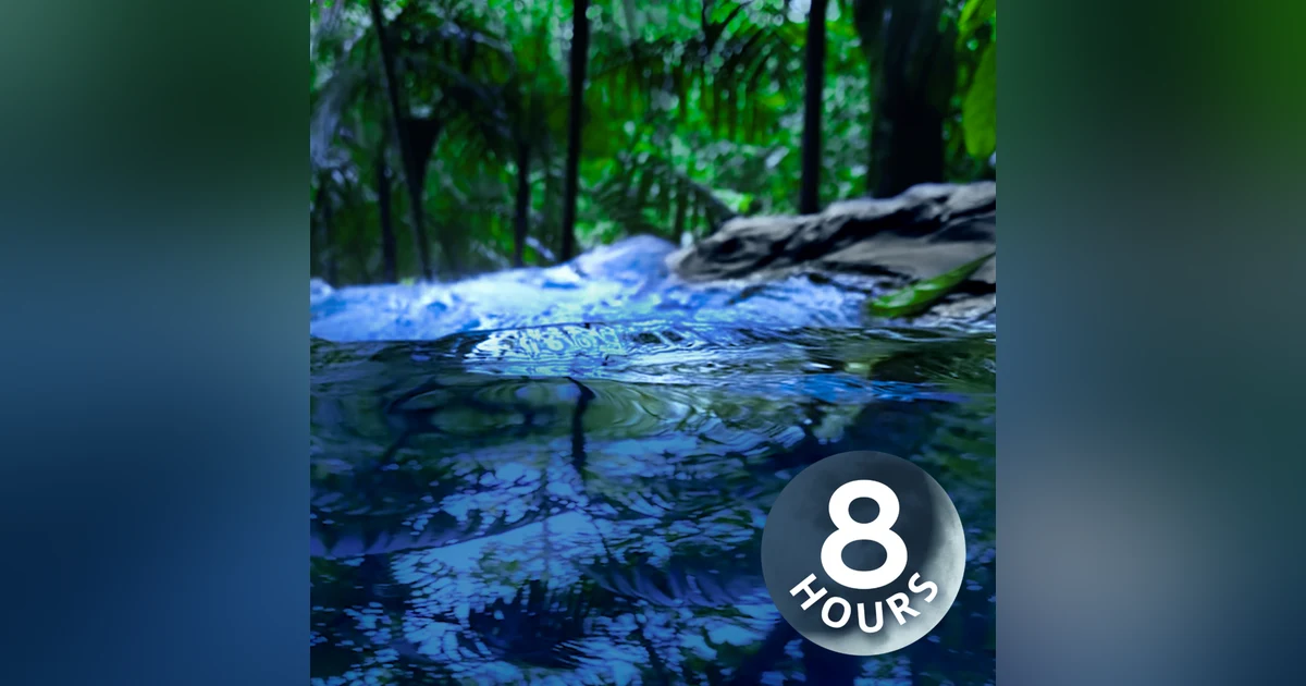 Rushing River Sounds to Sleep | 8 Hour Water Sounds for Sleeping