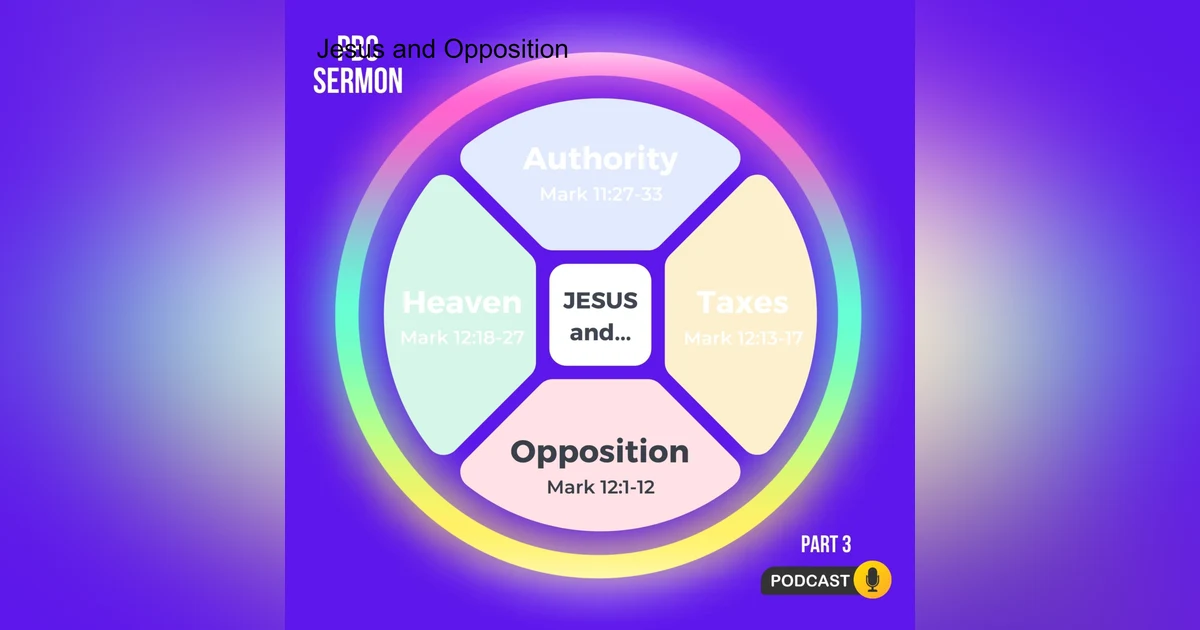 Jesus and Opposition