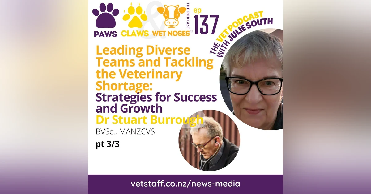 Strategies to Mitigate the Veterinary Shortage: A People-First Approach with Dr Stuart Burrough of Vet Marlborough