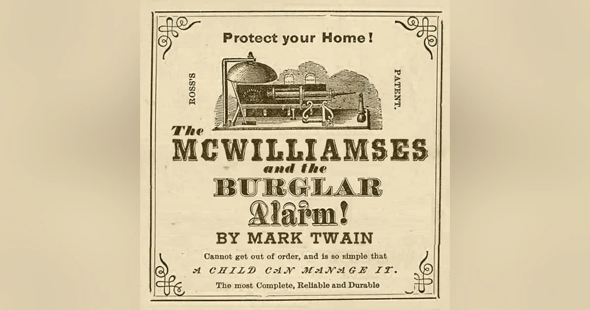 The McWilliamses And The Burglar Alarm - a Classic Short Story by Mark Twain